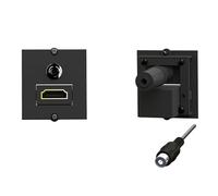 BACHMANN Frame 1 x HDMI 90° + 1 x mini jack