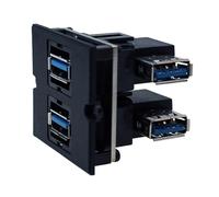 BACHMANN Frame 2 x USB 3.0, 90° outlet on the side