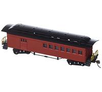Bachmann Industries 1860-1880 Passenger Cars - Combine - Painted, Unlettered Red (HO Scale)
