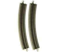 Bachmann Industries E-Z Track 12.50" Radius Curved Track (6/card) N (US IMPORT)