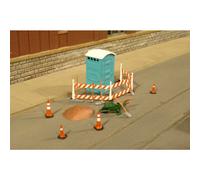 Bachmann Industries Miniature HO Scale Figures Building Site Accessories Train