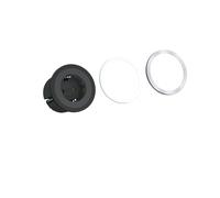 Bachmann Pix 1x230V In-Wall Socket Unit Stainless Steel Look (European Socket) - 926.001