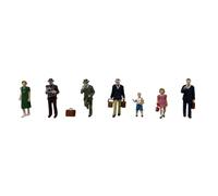 Bachmann Post-War Era Figures Set A OO Gauge Historical Miniature Figure