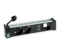 BACHMANN Power Frame M 2xCEE7/3, 1xUSB A&C 22W 1xCM 0.2m GST18