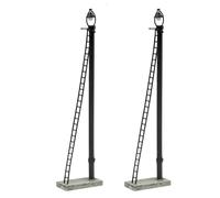 Bachmann Scenecraft Wooden Post Yard Lamps 2pcs (Pre-Built)