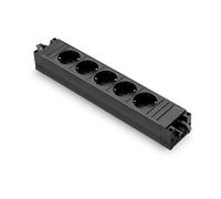 Bachmann Step Base 5X 230V RA GST In/Out Black (European Socket) - 906.18821
