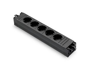 Bachmann Step Base 5X 230V RA GST In/Out Black (European Socket) - 906.18821