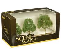 Bachmann Trains 32008 SCENE SCAPES - 3"- 4" ELM TREES (3 per box) - (US IMPORT)