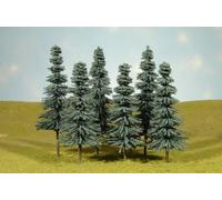 Bachmann Industries Scene Scapes Trees 5"- 6" Blue Spruce Trees Train (6 Per Box)