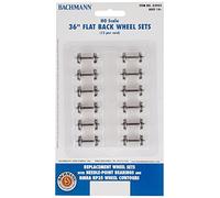 Bachmann Trains 36" FLAT BACK WHEEL SETS (12 per card) - HO Scale