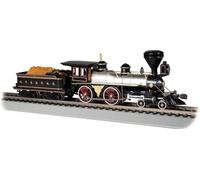 Bachmann Trains - 4-4-0 American - DCC Ready Locomotive - Santa FE with Wood Load - HO Scale
