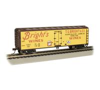 Bachmann Trains - 40' Wood Side Reefer - BRIGHT'S WINES - HO Scale