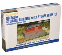 Bachmann Trains 46209 Operating-Storage Building with STEAM Whistle (US IMPORT)
