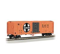 Bachmann Trains 50' Steel Reefer Car - ATSF #56252 - HO Scale Prototypical Orange