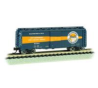 Bachmann Trains - AAR 40' Steel Box CAR - B&O® TIMESAVER #467603 - N Scale