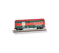 Bachmann Trains - AAR 40' Steel Box CAR - Christmas - NP&S® North Star Present Express SVC - N Scale