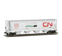 Bachmann Trains - Canadian 4 Bay Cylindrical Grain Hopper - CN Environ