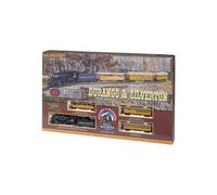 Bachmann Trains - Durango & Silverton Ready To Run Electric Train Set - HO Scale, Yellow