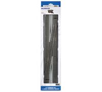 Bachmann Turnout E-Z Command DCC #6 Single Crossover Right Nickel-Silver E-Z Track Grey Roadbed HO