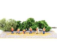 Bachmann Trains - Miniature Scale Figures - Highway Maintenance Crew (6pcs/pk) - HO Scale