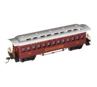 Bachmann Trains - Open Sided Excursion Car - DURNGO & SLVRTN #270 """"YANKEE GIRL"""" - HO Scale Prototypical Red (13409)