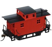 Bachmann Trains Painted, Unlettered - Red Bobber Caboose