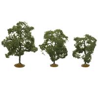 Bachmann Trains - SCENE SCAPES - 2""- 3"" WALNUT TREES (3 per box) - HO Scale
