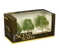 Bachmann Trains - SCENE SCAPES - 3- 4 ELM TREES (3 per box) - HO Scale