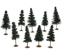 Bachmann Trains - SCENE SCAPES - 3"- 4" SPRUCE TREES (9 per box) - N (US IMPORT)