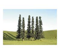 Bachmann Trains - SCENE SCAPES - 8""- 10"" CONIFER TREES (3 per box) - O Scale