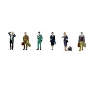 Bachmann Scenecraft 36-443 Post-War Era Figures Set C OO Gauge Model Figures Set