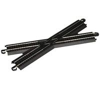 Bachmann Trains Snap-Fit E-Z Track 30 Degree Crossing, Steel Alloy Rails, Black Roadbed, HO Scale