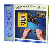 Bachmann Trains - Snap-Fit E-Z TRACK LAYOUT EXPANDER SET - STEEL ALLOY Rail With Black Roadbed - HO Scale