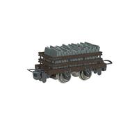 Bachmann Trains - Thomas & Friends Narrow Gauge Slate Wagon with Load - Brown - HO Model That Runs On N Scale Track