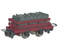 Bachmann Trains - Thomas & Friends™ Narrow Gauge Slate Wagon with Load - RED - HO Model That Runs On N Scale Track