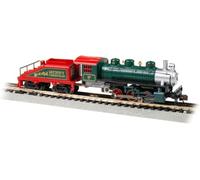 Bachmann Trains - USRA 0-6-0 SWITCHER Locomotive - NP&S® #25 - Christmas - N Scale