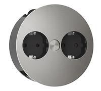 Bachmann TWIST 2S - power extensions (105 x 105 x 40 mm, Black, Chrome)