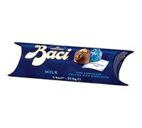 Baci Milk Chocolate Truffles with Hazelnut, Gluten Free, Tube, 37.5 g (Pack of 1)