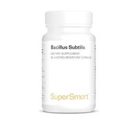 Supersmart - Bacillus Subtilis 3.1 Billion CFU - Probiotic Strain - Improve Natural Defences & Help with External Infection | Non-GMO & Gluten Free - 60 DR Capsules