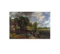 BACION John Constable Framed Art, The Hay Wain Canvas Prints of Reproduction Artwork Pictures on Canvas Wall Art for Home Office Decorations