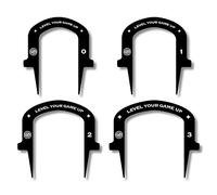 Back 2 Basics Golf | 4 Staggered Putting Gates with Carry Bag | Pro Path Golf Training Aid | Portable & Lightweight | Golf Training Equipment for Putt Alignment & Control | Premium Golf Accessories