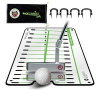 BACK 2 BASICS GOLF | Pro Path Golf Putting Alignment Mirror | Portable Golf Training Aids | Golf Swing Trainer Aid | Golf Training Equipment | For Outdoor Putting Green or Indoor Putting Mat