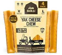 Back 40 Dogs Himalayan Yak Cheese Chews for Dogs - Long Lasting Natural Chews for Aggressive Chewers - 2 Ingredient, Rich Protein, Odorless, Treats for Dog