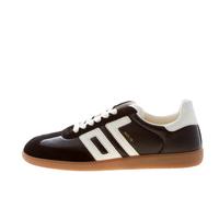 BACK 70 men shoes Cloud N24 sneaker in black soft leather and suede with white