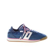 BACK 70 women's shoes Rocket sneaker in navy and cream suede and nylon