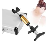 Back Activator Correction Massager,Chiropractic Adjustment Tool, 6 Levels Manual Spine Massager, 50-300n Adjustable Force,Chiropractic Adjusting Tool,Yellow