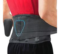 Back Brace by Sparthos - Immediate Relief for Back Pain, Herniated Disc, Sciatica, Scoliosis and More! - Breathable Mesh Design with Lumbar Pad - Adjustable Support Straps - Lower Back Belt [L]