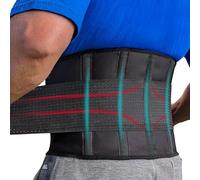 Back Brace For Lower Back Pain Women & Men, Herniated Disc & Pain Relief, Adjustable Brace For Men for Heavy Lifting Work, Exercise, Workout, 2XL