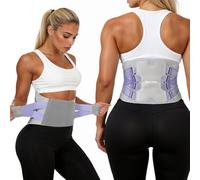 Back Brace for Women, Support Brace with 3D Pad, Soft Belt for Lower Back Pain Relief, Adjustable Lumbar Support Belt, Ergonomic Breathable Immediate Relief Brace for Herniated Disc Sciatica Scoliosis