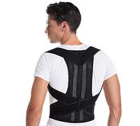 Back Brace Posture Corrector for Women and Men Net Yarn Breathable Back Pain Relief Adjustable and Fully Waist Support Improve and Lumbar Support,XL
